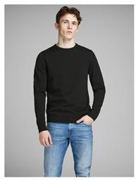 Jack & Jones Ανδρικό Πουλόβερ Μακρυμάνικο Μαύρο