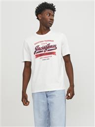 Jack & Jones Ανδρικό T-shirt Κοντομάνικο Λευκό από το Altershops