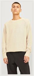 Jack & Jones Crew Neck Ανδρική Μπλούζα Crockery από το Karakikes