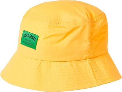 Jack & Jones Υφασμάτινo Ανδρικό Καπέλο Στυλ Bucket Κίτρινο από το Altershops