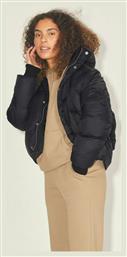 Jack & Jones Jxsaga 12207068 Κοντό Γυναικείο Puffer Μπουφάν για Χειμώνα Μαύρο από το Plus4u