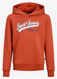 Jack & Jones Παιδικό Φούτερ με Κουκούλα Πορτοκαλί από το Modivo