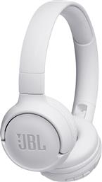 JBL Tune 500BT Ασύρματα Bluetooth On Ear Ακουστικά με 16 ώρες Λειτουργίας Λευκά