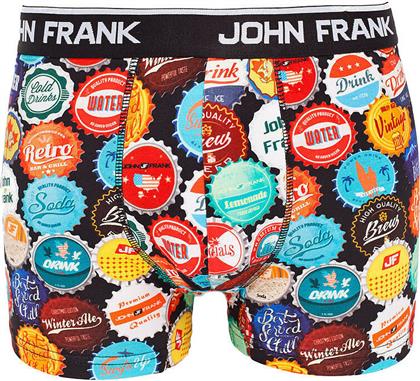 John Frank Beer Cap Ανδρικό Μποξεράκι Πολύχρωμο με Σχέδια