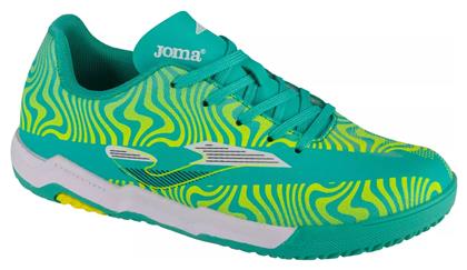 Joma Παιδικά Ποδοσφαιρικά Παπούτσια Evolution Jr Σάλας Πράσινα EVJW2415