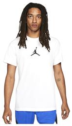 Jordan Jumpman Ανδρικό T-shirt Λευκό με Λογότυπο