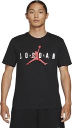 Jordan Wordmark Ανδρικό Αθλητικό T-shirt Κοντομάνικο Μαύρο από το Cosmos Sport