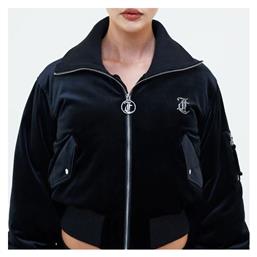 Juicy Couture Κοντό Γυναικείο Bomber Jacket Μαύρο