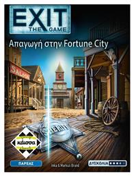 Kaissa Επιτραπέζιο Παιχνίδι Exit Η Απαγωγή στην Fortune City για 1-4 Παίκτες 12+ Ετών από το BlablaToys