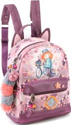 Karactermania Παιδική Τσάντα Πλάτης Forever Ninette Bicycle Ροζ από το Plus4u