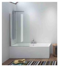 Karag Iro Ανοιγόμενο Διαχωριστικό Μπανιέρας 85x140cm Clear Glass