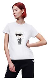 Karl Lagerfeld Γυναικείο T-shirt Λευκό από το Modivo