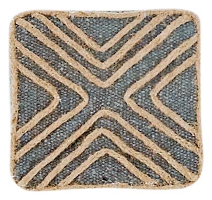 Kentia Coaster 232 Σουβέρ Υφασμάτινο Μπλε 10x10cm 4τμχ