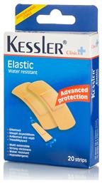 Kessler Aδιάβροχα και Αποστειρωμένα Αυτοκόλλητα Επιθέματα Clinica Elastic 20τμχ από το Pharm24