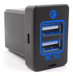 Kewig Φορτιστής Αυτοκινήτου 3.0A με 2 Θύρες USB 12/24V 25W F19