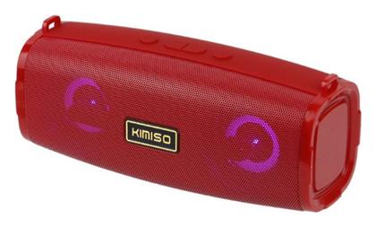 Kimiso Kms-223 Ηχείο Bluetooth 3W με Διάρκεια Μπαταρίας έως 2 ώρες Κόκκινο