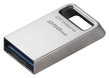 Kingston DataTraveler Micro Gen2 256GB USB 3.2 Stick Ασημί