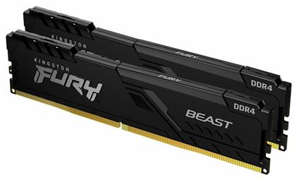 Kingston FURY Beast 64GB DDR4 RAM με 2 Modules (2x32GB) και Ταχύτητα 3200 για Desktop