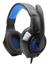 Komc G308 Over Ear Gaming Headset με σύνδεση USB Μπλε