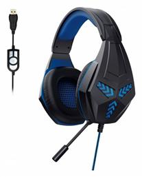 Komc G321 Over Ear Gaming Headset με σύνδεση USB Μπλε από το Filinda