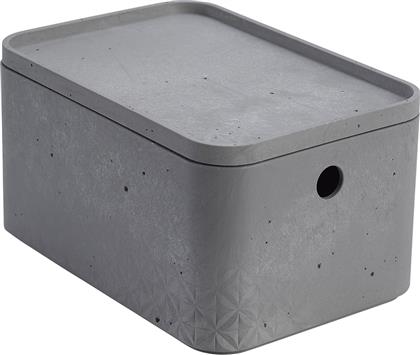 ΚΟΥΤΙ ΑΠΟΘΗΚΕΥΣΗΣ CURVER KETER BETON HALF CUBE ΠΛΑΣΤΙΚΟ 4L - 24X17X13CM