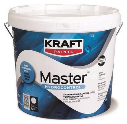 Kraft Master Hydrocontrol Πλαστικό Χρώμα Αντιμουχλικό για Εσωτερική Χρήση 10lt