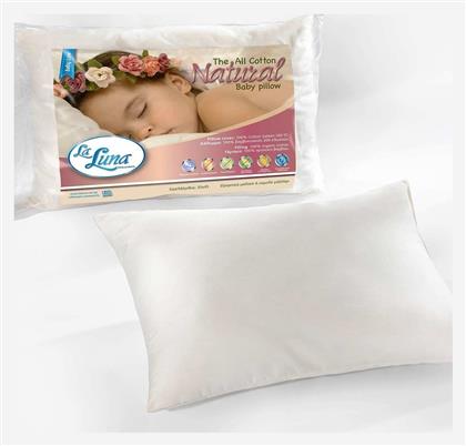 La Luna Βρεφικό Μαξιλάρι Ύπνου The All Cotton Natural Λευκό 35x45εκ. από το Katoikein