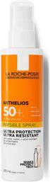 La Roche Posay Anthelios Invisible Αδιάβροχη Αντηλιακή Λοσιόν Σώματος SPF50 σε Spray 200ml