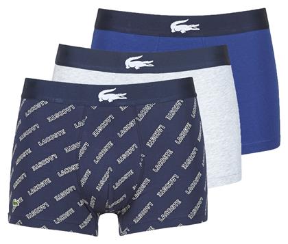 Lacoste Ανδρικά Boxer 3 Pack Μπλε / Γκρι από το Spartoo