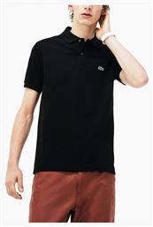 Lacoste Ανδρικό T-shirt Κοντομάνικο Polo Μαύρο