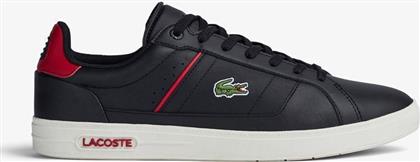 Lacoste Europa Pro Ανδρικά Sneakers Μαύρα