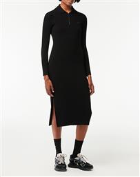 Lacoste Midi Φόρεμα Μαύρο από το Modivo