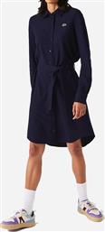 Lacoste Mini Σεμιζιέ Φόρεμα Navy Μπλε από το Spartoo