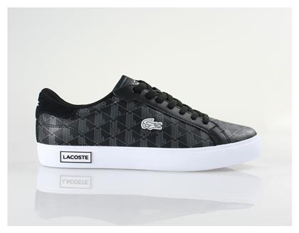 Lacoste Powercourt Ανδρικά Sneakers Black / White από το Tsakiris Mallas