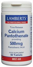 Lamberts Calcium Pantothenate 500mg 60 ταμπλέτες από το Pharm24