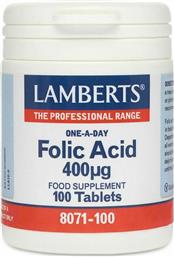 Lamberts One-A-Day Folic Acid 400mg 100 ταμπλέτες από το Pharm24