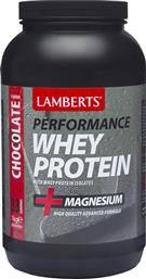 Lamberts Performance Whey Protein & Magnesium Πρωτεΐνη Ορού Γάλακτος με Γεύση Σοκολάτα 1kg από το Pharm24