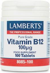 Lamberts Vitamin B12 Βιταμίνη 100mcg 100 ταμπλέτες από το Pharm24
