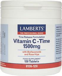 Lamberts Vitamin C Time Βιταμίνη για Ενέργεια & Ανοσοποιητικό 1500mg 120 ταμπλέτες από το Pharm24