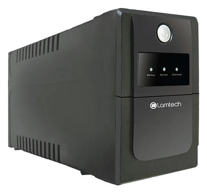 Lamtech K650VA AVR UPS Line-Interactive 390W με 2 Schuko Πρίζες