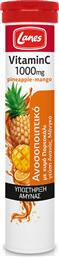Lanes Vitamin C Eff Βιταμίνη για το Ανοσοποιητικό 1000mg Pineapple Mango 20 αναβράζοντα δισκία από το Pharm24