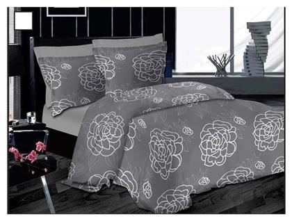 Le Blanc Σετ Σεντόνια Μονά 170x245εκ. Night Lotus Grey