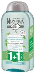 Le Petit Marseillais Fresh Detox Σαμπουάν για Κανονικά Μαλλιά (2x300ml) 600ml