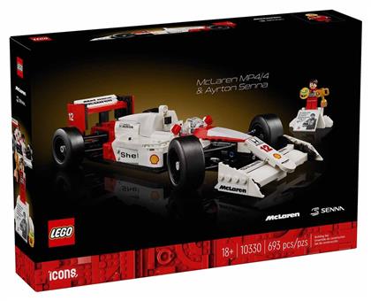 Lego Icons McLaren MP4/4 & Ayrton Senna για 18+ Ετών 693τμχ από το Moustakas Toys