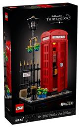 Lego Ideas Red London Telephone Box για 18+ Ετών από το Moustakas Toys