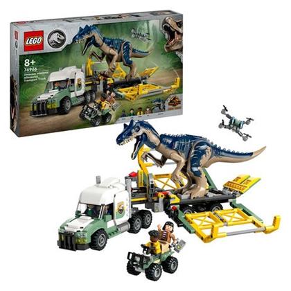 Lego Jurassic World Allosaurus Transport Truck για 8+ Ετών 588τμχ από το Moustakas Toys