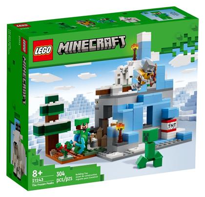 Lego Minecraft The Frozen Peaks για 8+ Ετών 304τμχ