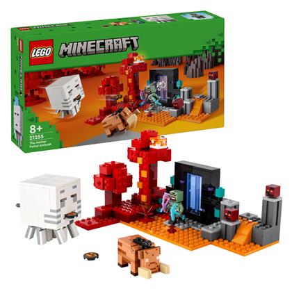 Lego Minecraft The Nether Portal Ambush για 8+ ετών από το Toyscenter