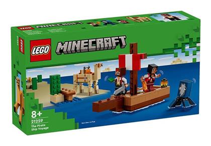 Lego Minecraft The Pirate Ship Voyage για 8+ Ετών από το Moustakas Toys