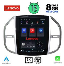 Lenovo Ηχοσύστημα Αυτοκινήτου 2DIN (Bluetooth/USB/AUX/WiFi/GPS/Apple-Carplay/Android-Auto) με Οθόνη Αφής 9.7''